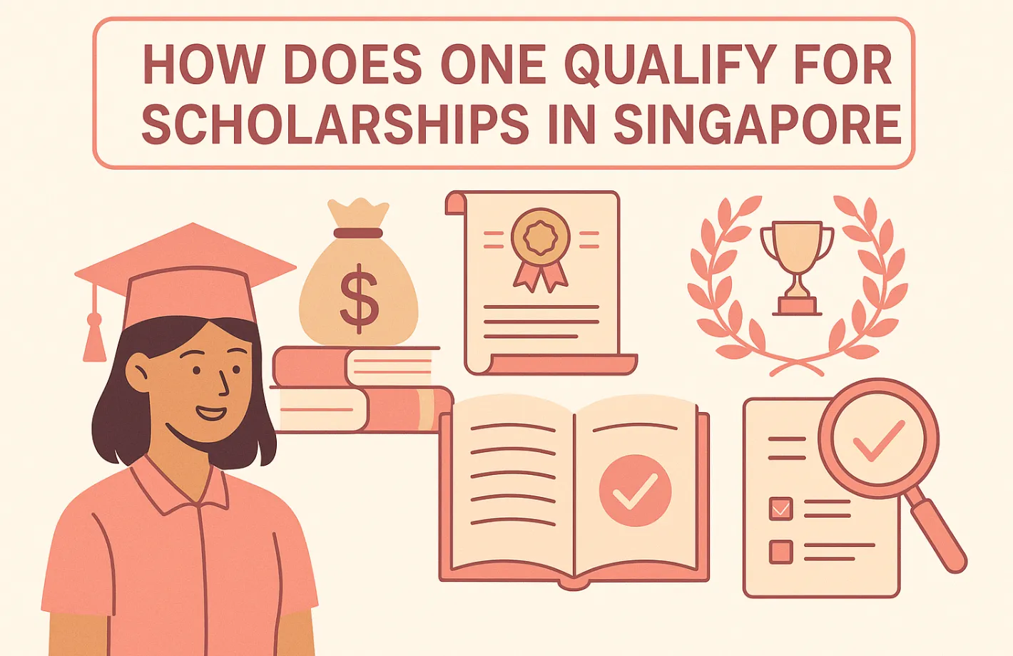 How does one qualify for scholarships in singapore