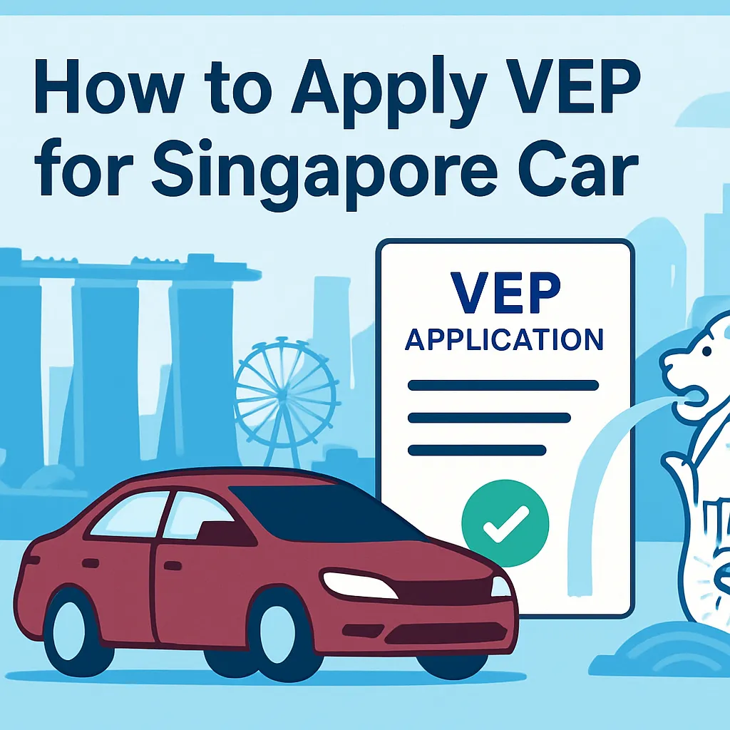 How to apply vep for singapore car