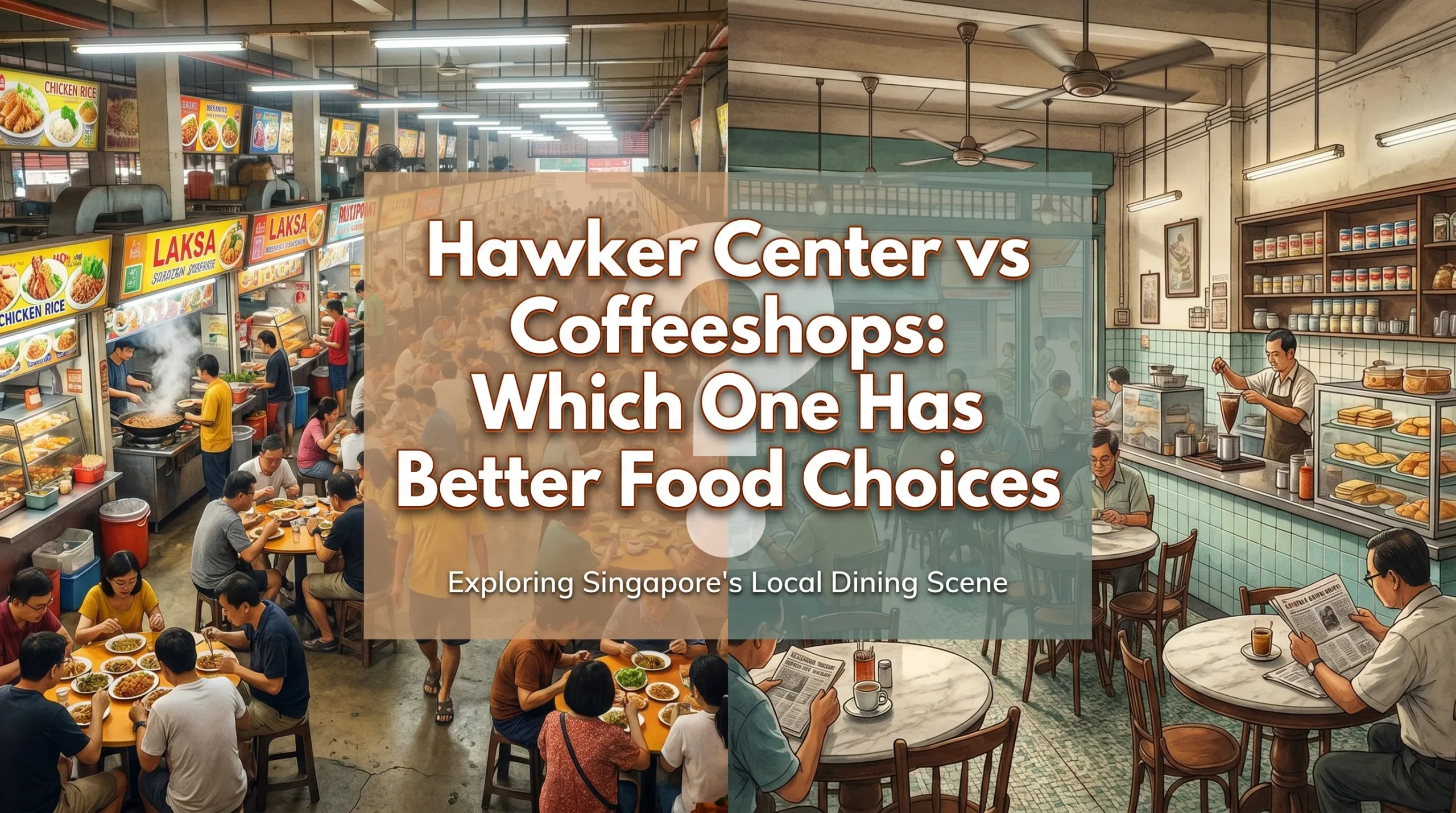 Hawker Center vs Coffeeshops Which One Has Better Food Choices