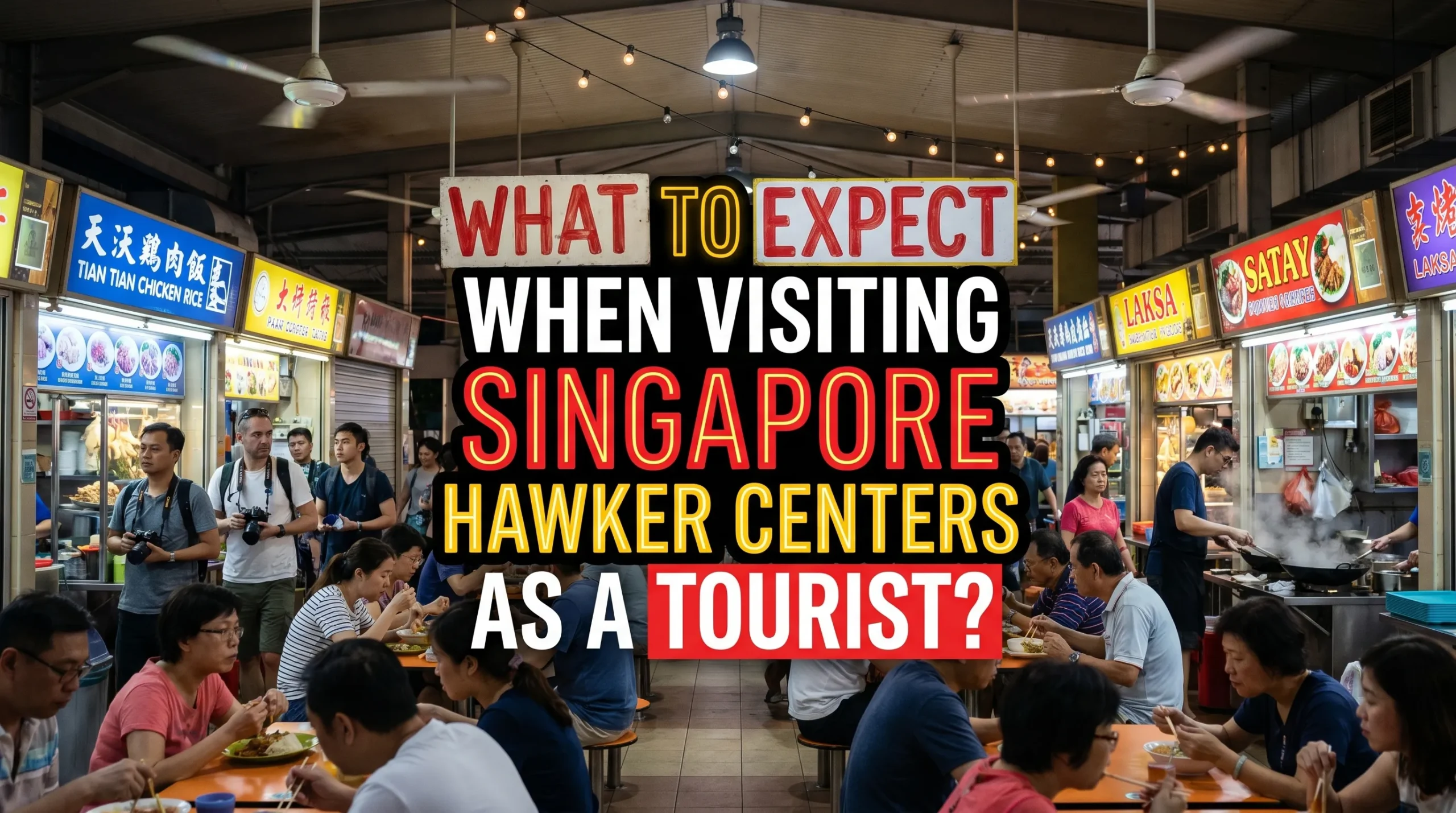 What to Expect When Visiting Singapore Hawker Centers as a Tourist