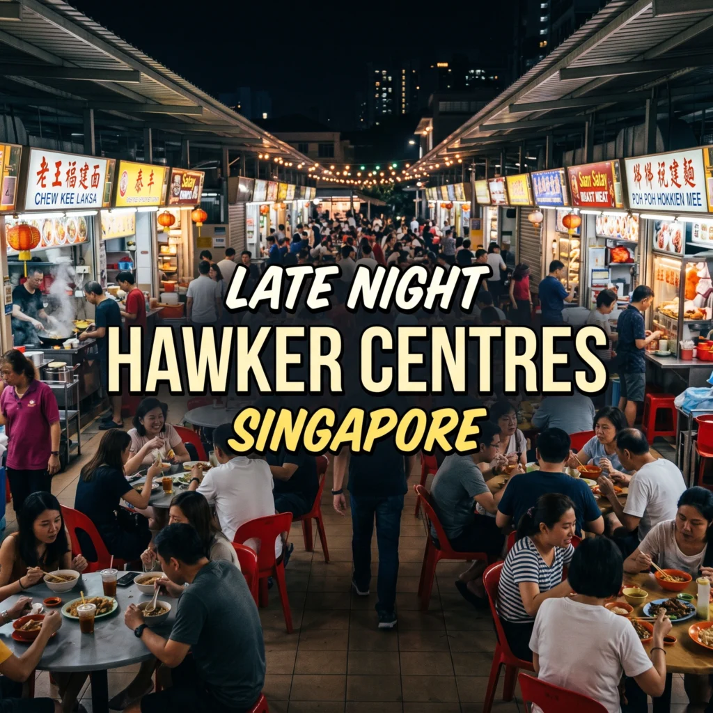 Late night hawker centres Singapore