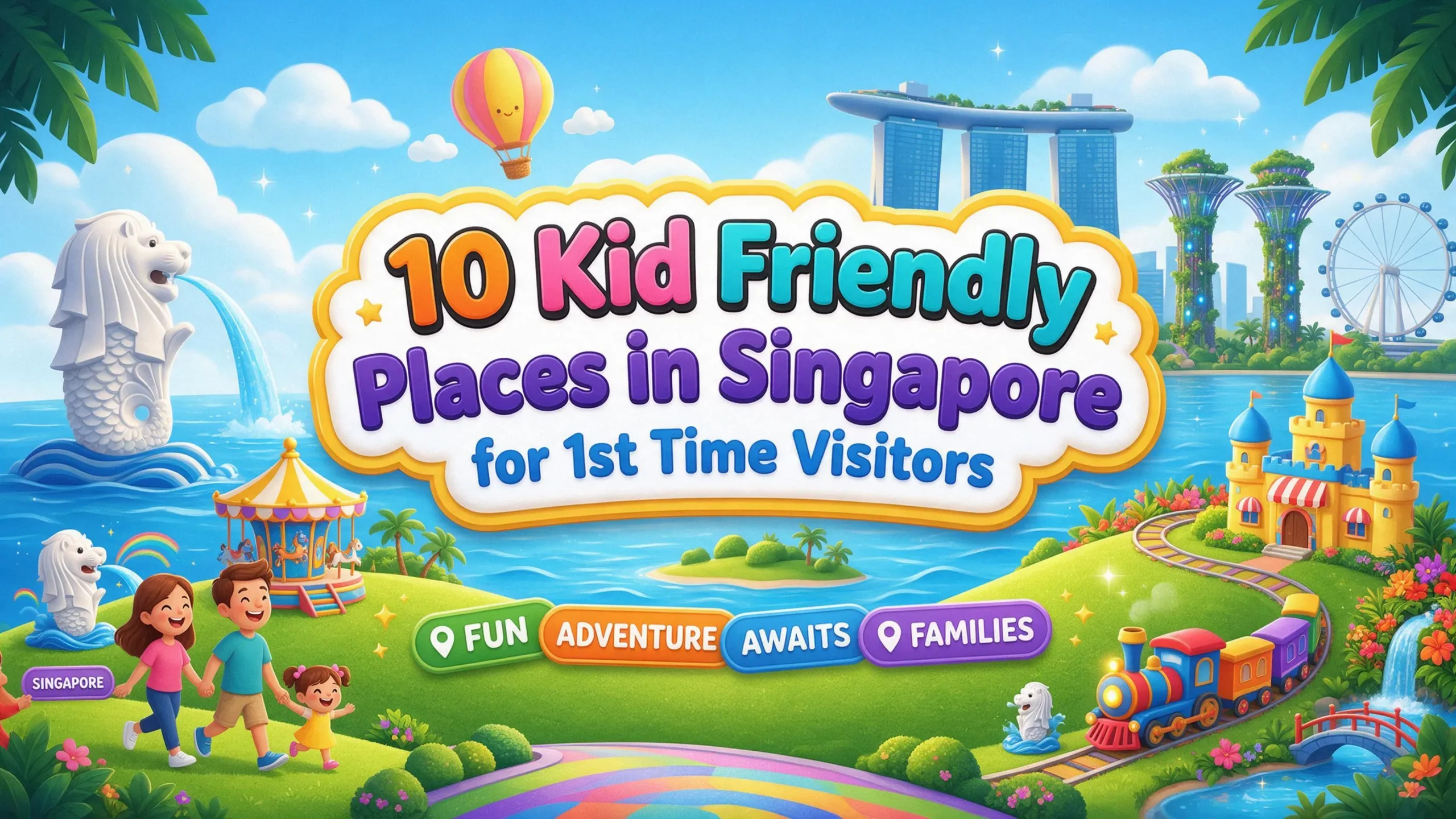 Kid Friendly Places in Singapore for 1st Time Visitors