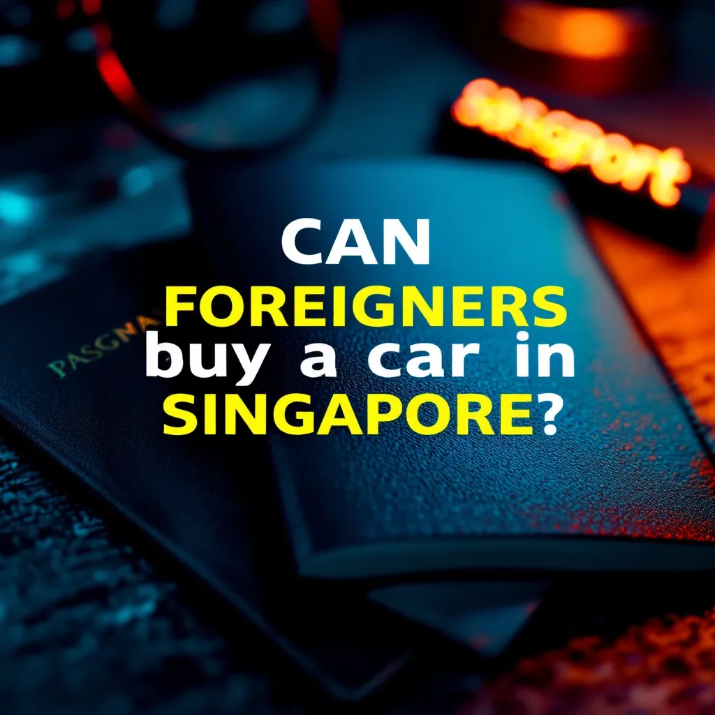 can foreigner buy car in singapore