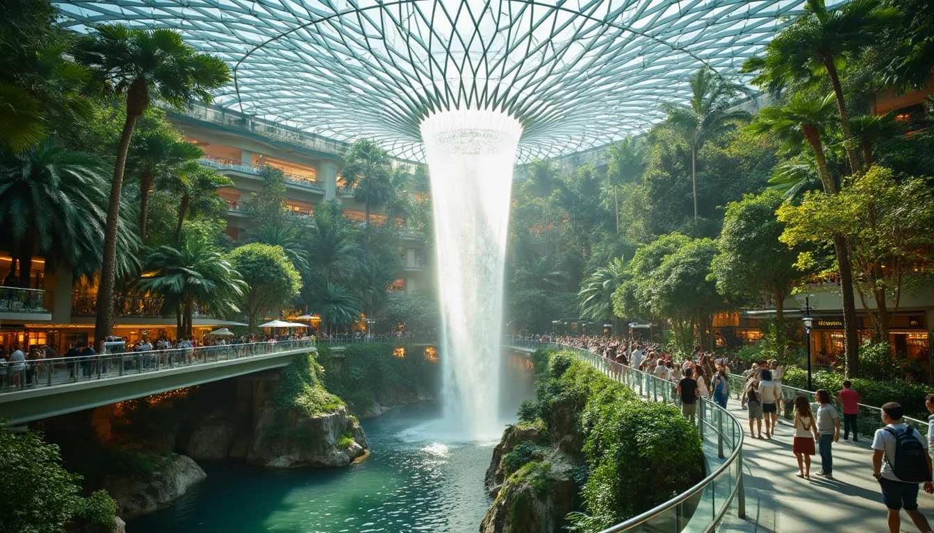 Jewel shopping mall at singapore airport