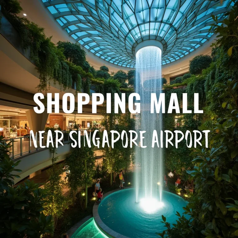 Shopping mall near singapore airport