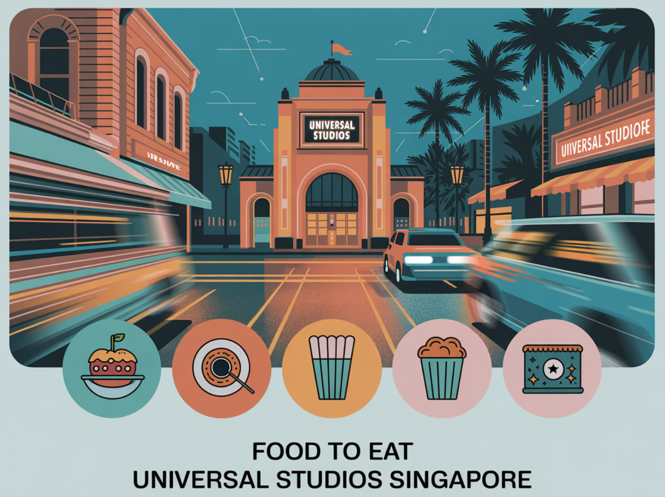 Food at universal studios singapore