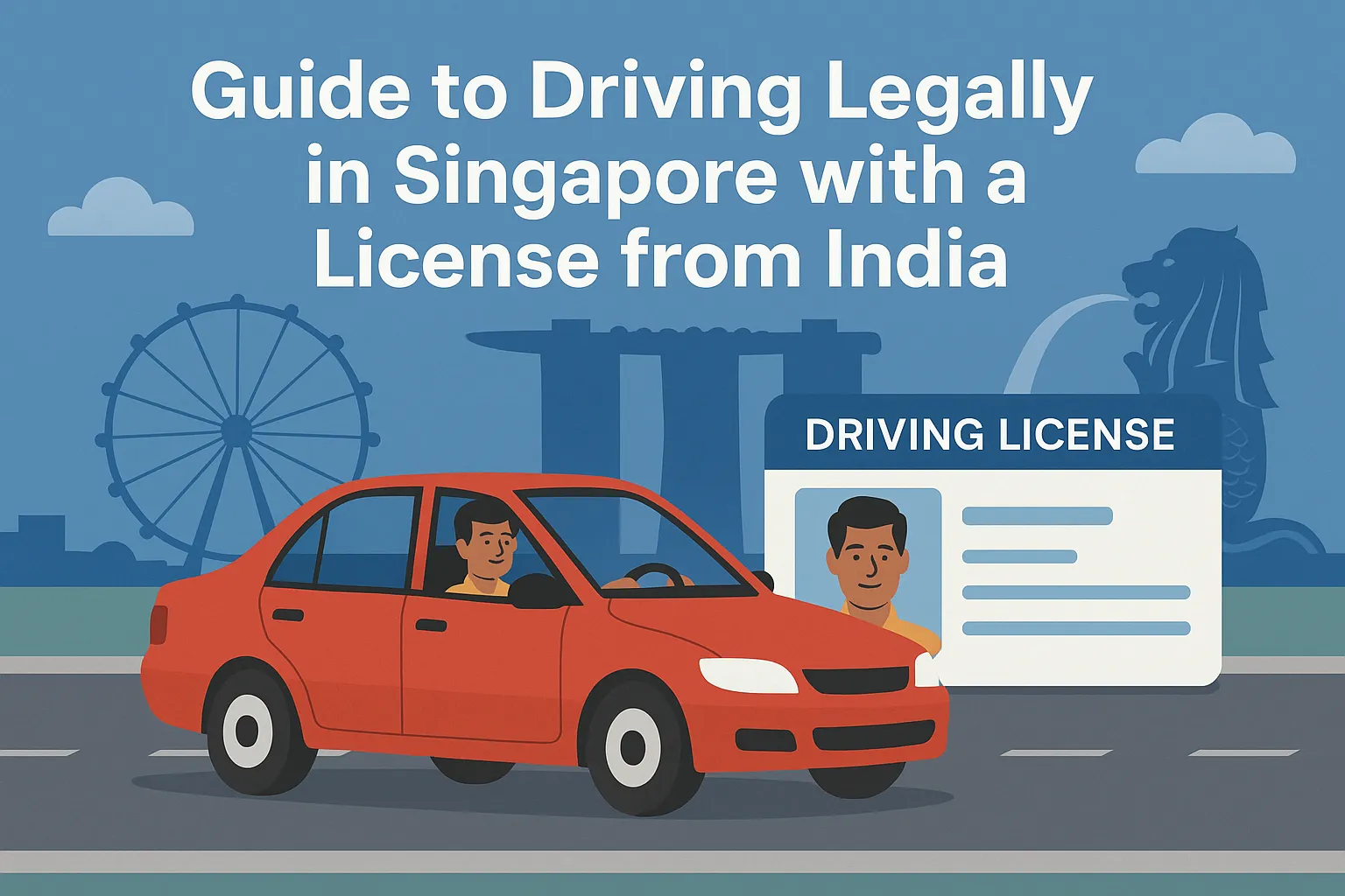 Guide to driving legally in singapore with a license from india