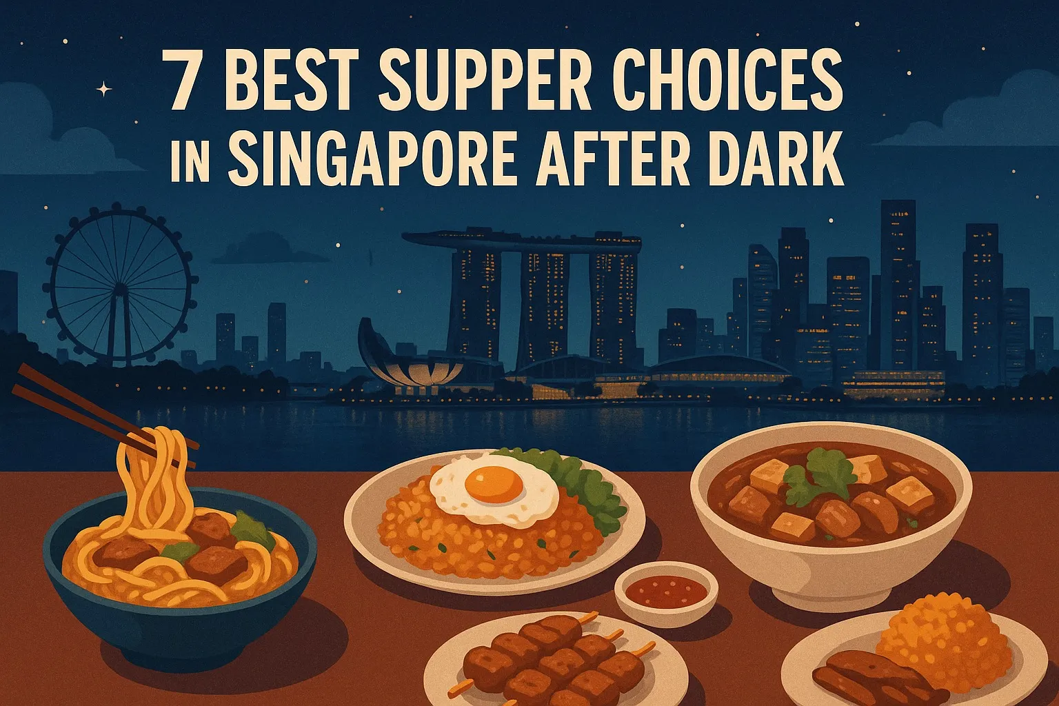 7 Best Supper Choices in Singapore After Dark