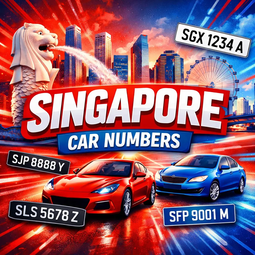 Understanding the different types of car number plates in Singapore