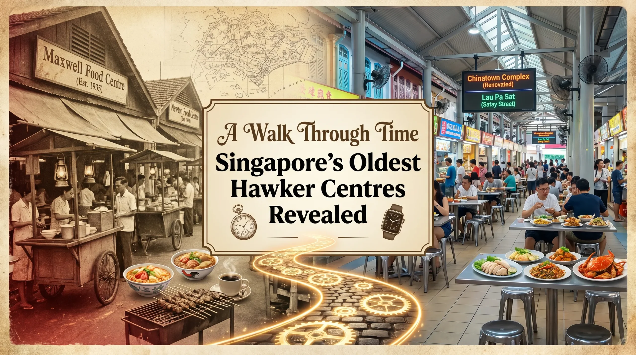 A Walk Through Time Singapore’s Oldest Hawker Centres Revealed