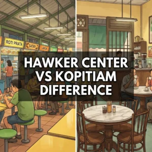 Hawker Center vs Kopitiam Difference