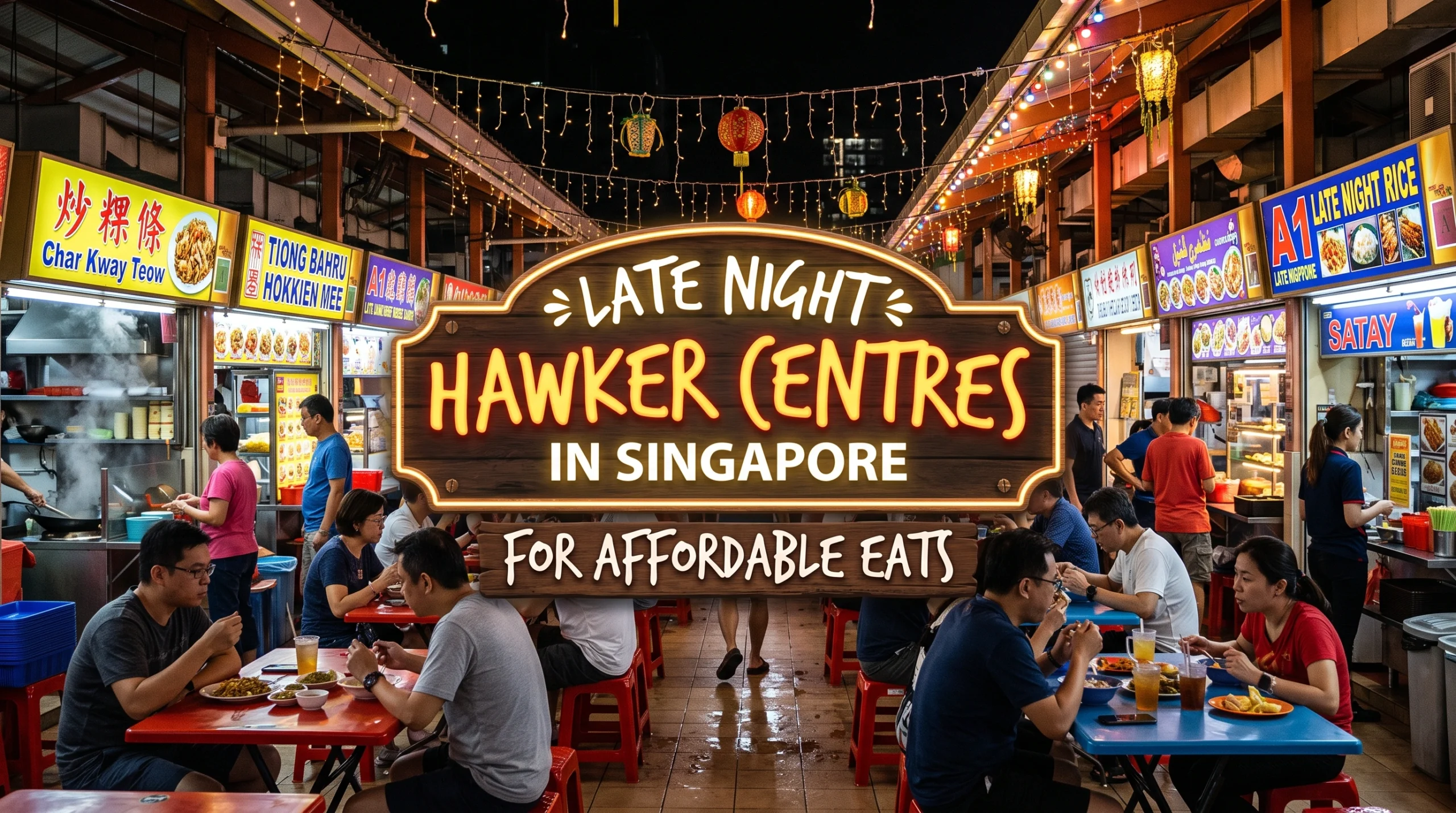 Late Night Hawker Centres in Singapore for Affordable Eats