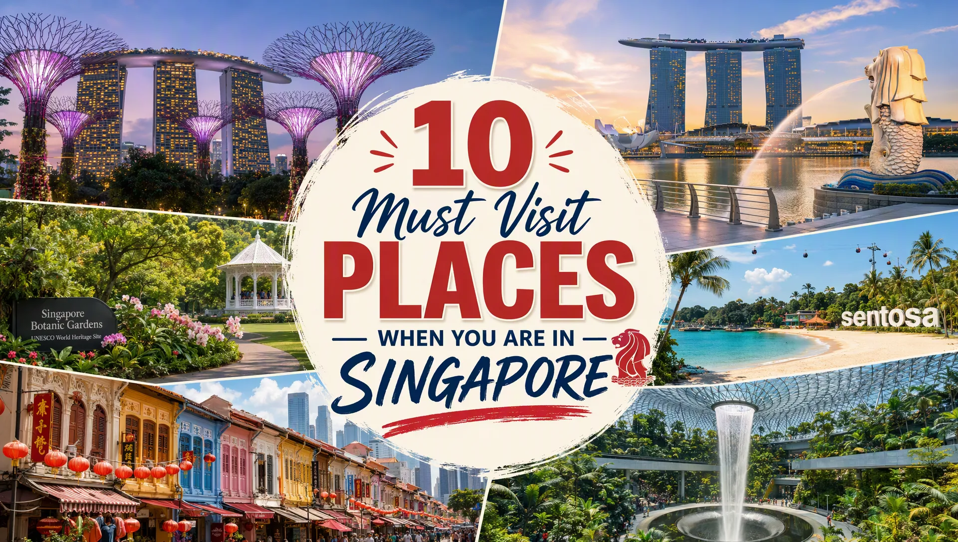 10 Must Visit Places When You Are in Singapore